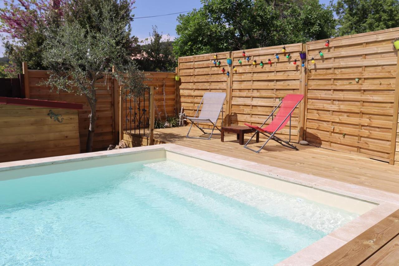 Gite Lapaz/Jacuzzi Prive/Piscine Draguignan Exterior foto